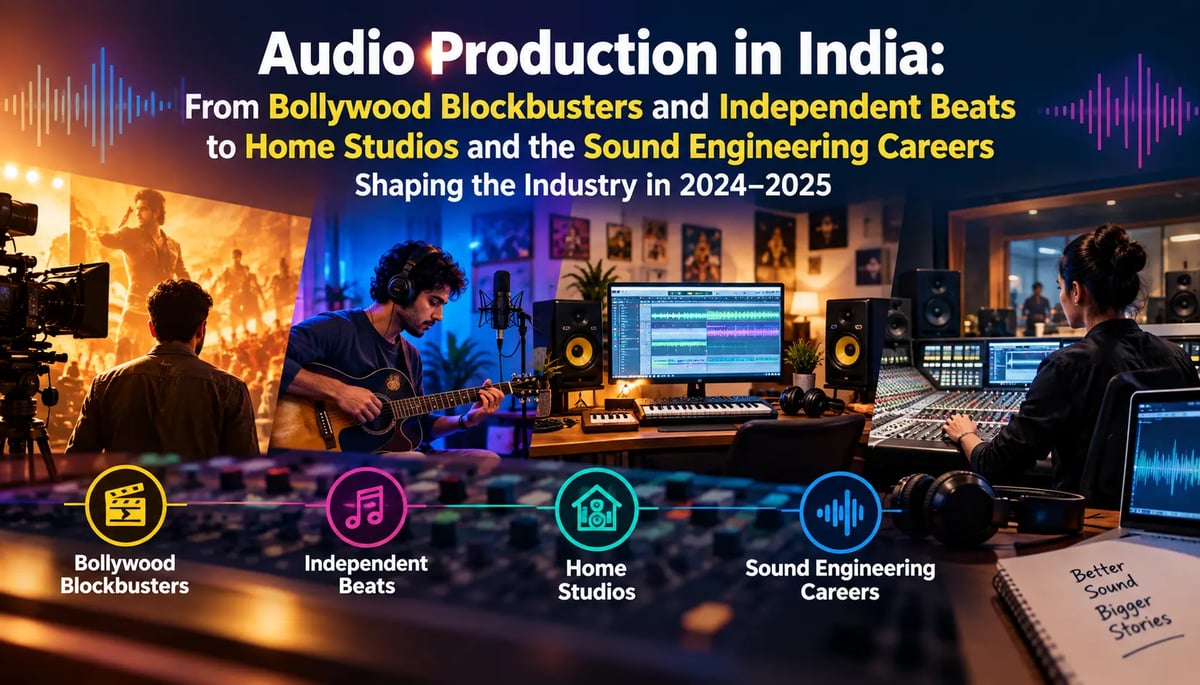 Audio Production in India: From Bollywood Blockbusters and Independent Beats to Home Studios and the Sound Engineering Careers Shaping the Industry in 2024–2025 - Radio blog post