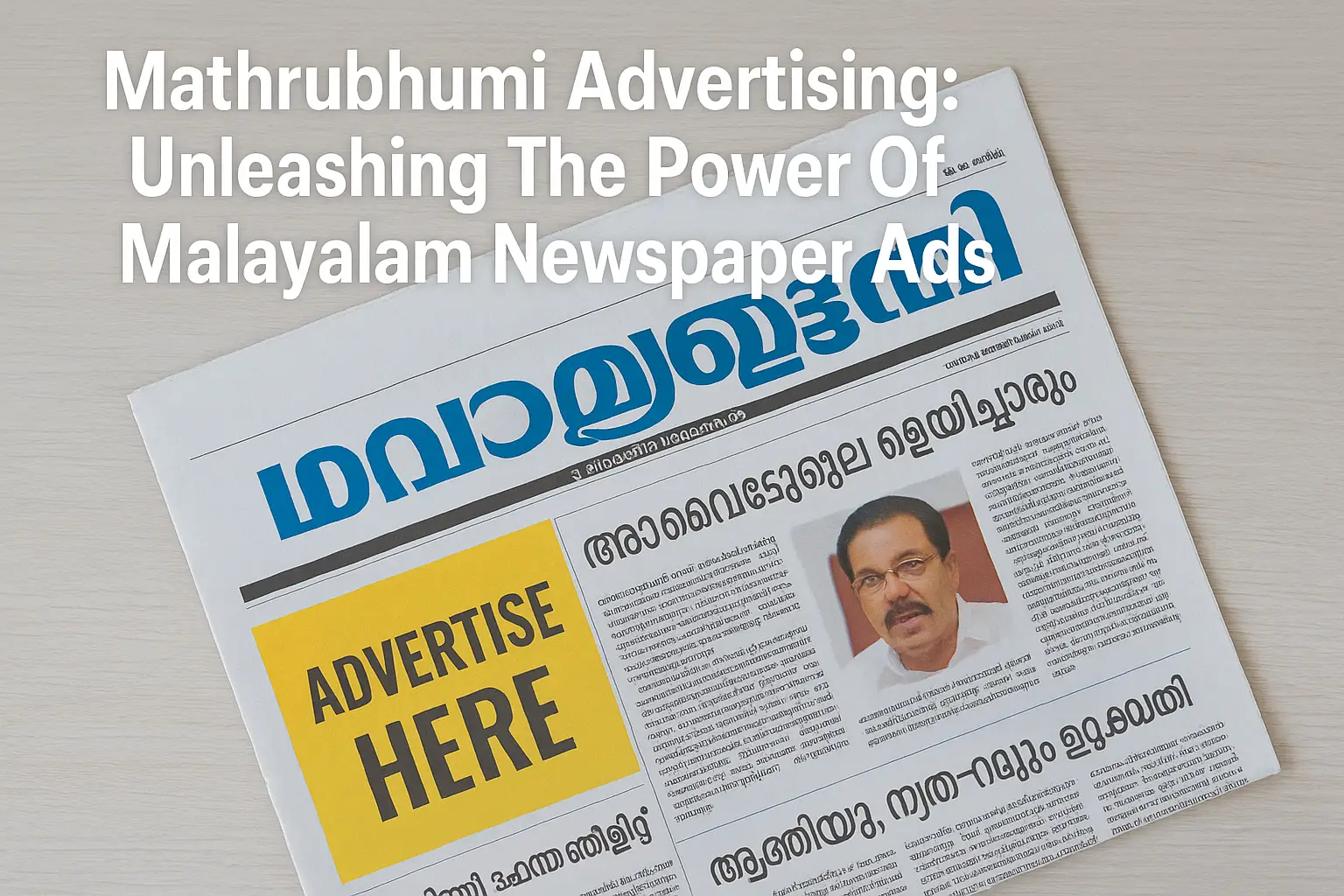Mathrubhumi Advertising: Unleashing The Power Of Malayalam Newspaper Ads - Newspaper blog post
