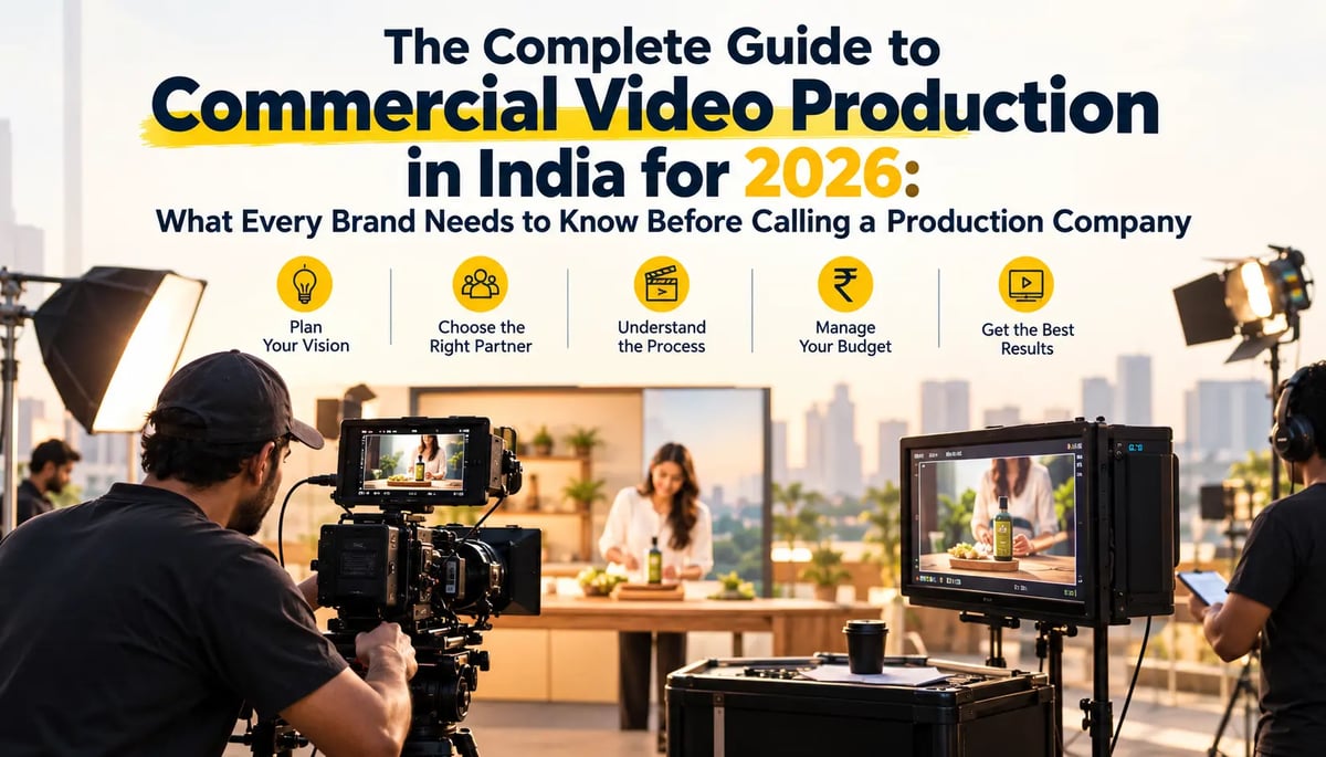 The Complete Guide to Commercial Video Production in India for 2026: What Every Brand Needs to Know Before Calling a Production Company - BTL blog post