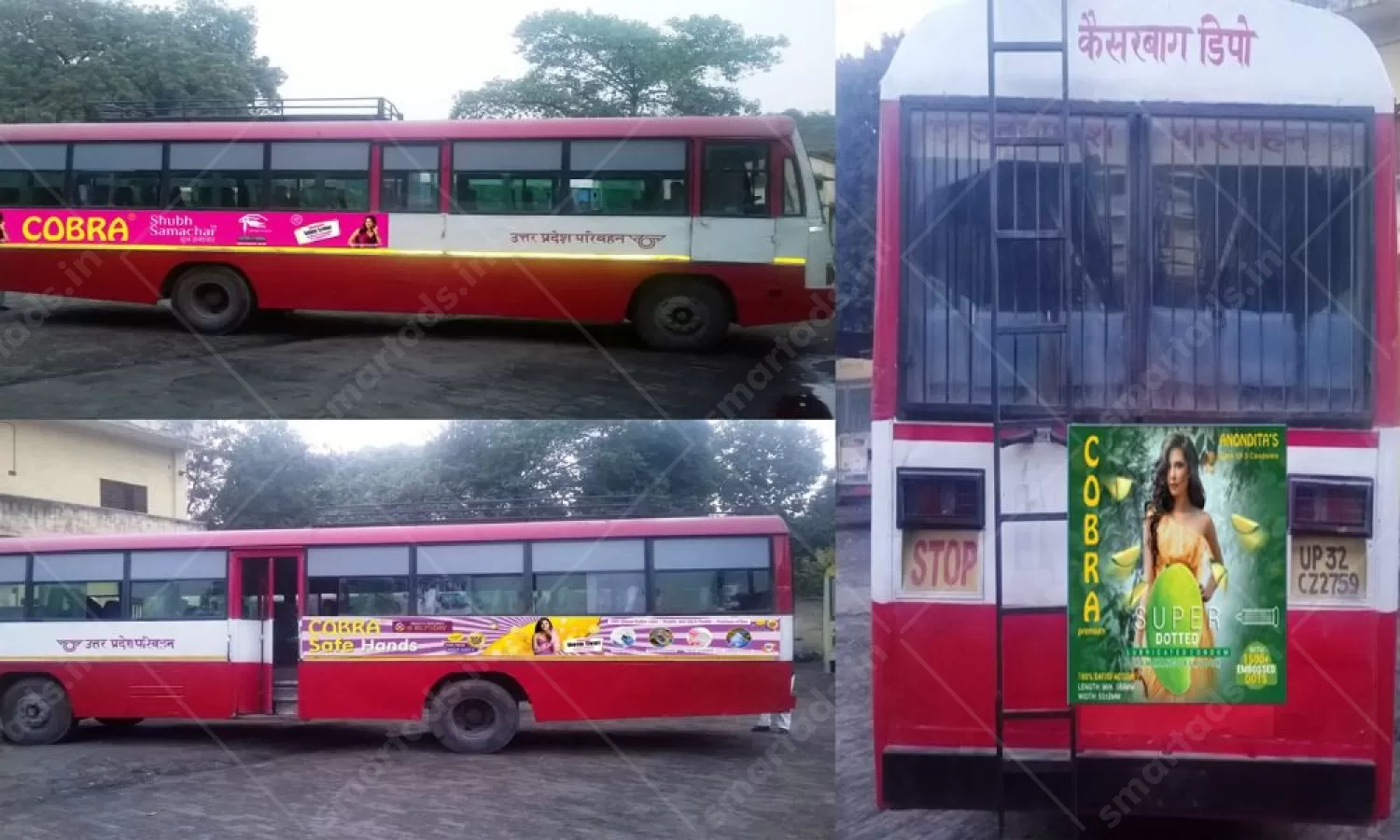 Non-Traditional Media Bus Advertising in Kanpur