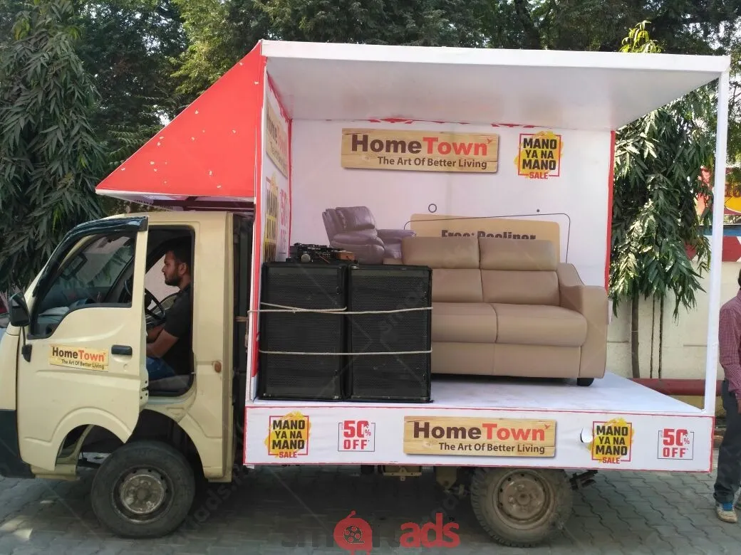 Non-Traditional Media Canter Activity Advertising in Ahmedabad
