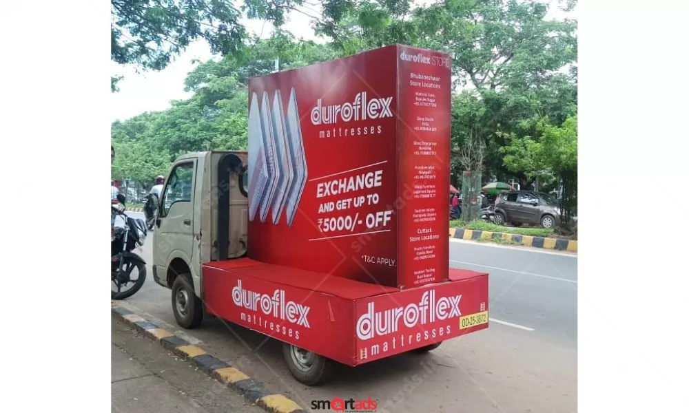 Non-Traditional Media Canter Activity Advertising in Surat