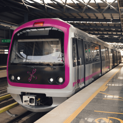 Metro Train Bangalore Purple Line