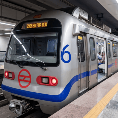 Metro Train Delhi
