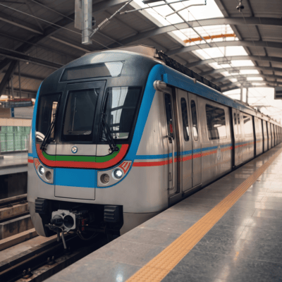 Metro Train Hyderabad Red Line