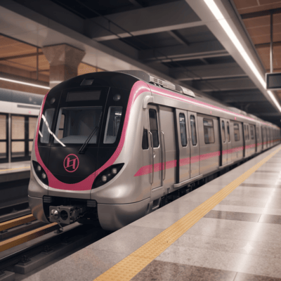 Metro Train Jaipur Pink Line