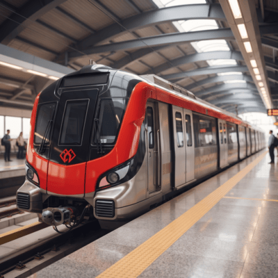 Metro Train Lucknow Red Line