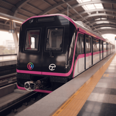 Metro Train Pimpri Chinchwad