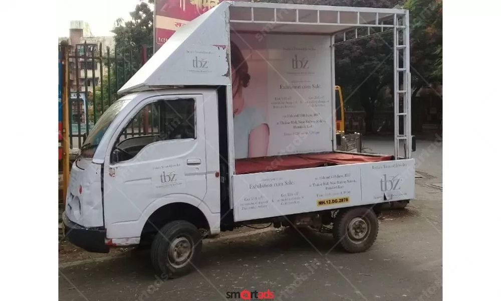 Non-Traditional Media Canter Activity Advertising in Pune