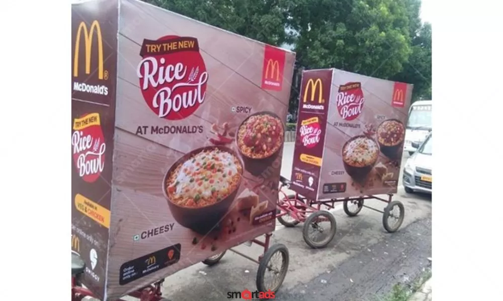 Non-Traditional Media Tricycle Branding Advertising in Mumbai
