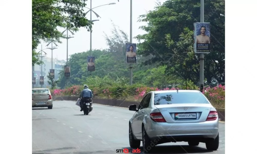 Outdoor Media Pole Kiosks Advertising in Bhiwandi