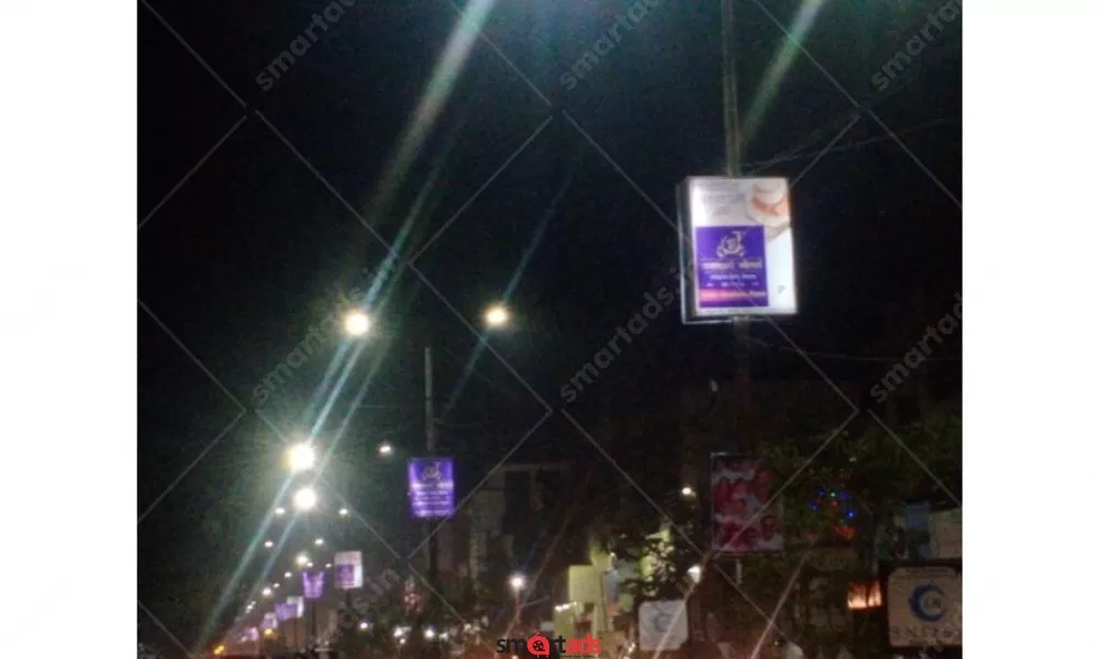 Outdoor Media Pole Kiosks Advertising in Kalwa