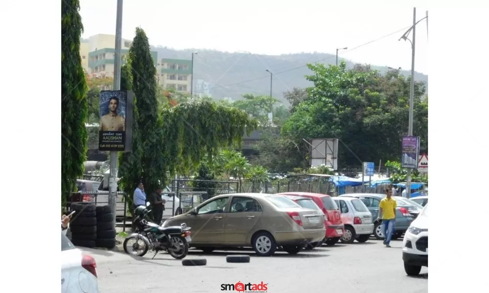 Outdoor Media Pole Kiosks Advertising in Kharghar Sector 7