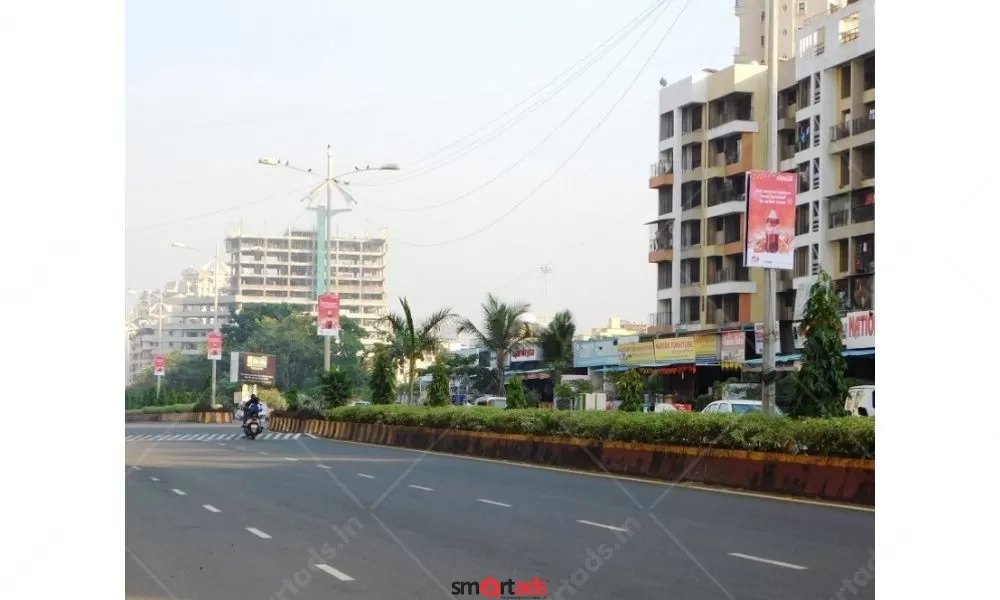 Outdoor Media Pole Kiosks Advertising in Mumbai Central