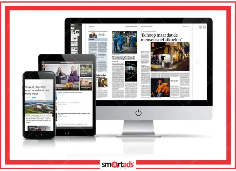 Article media advertisement