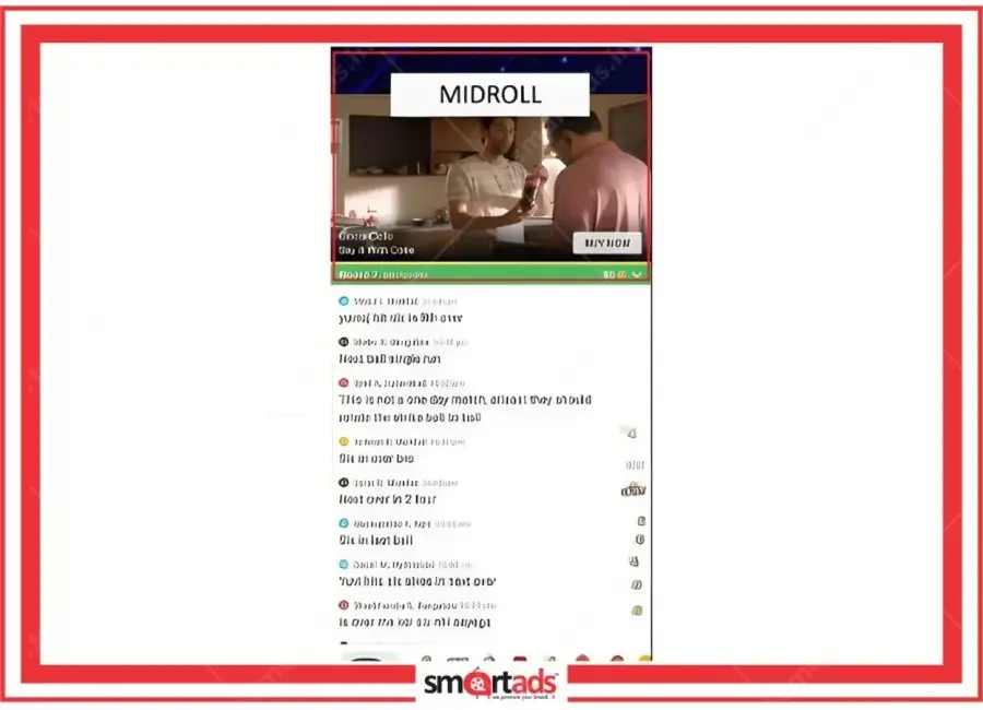 Pre Roll Video media advertisement