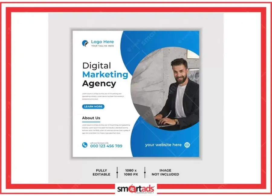 Square Banner media advertisement