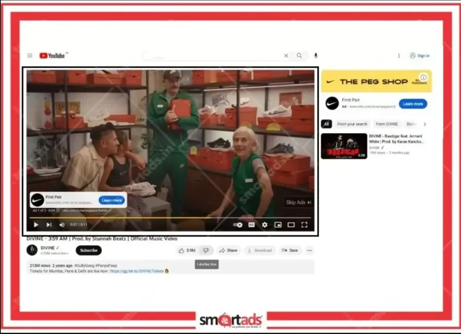 Video media advertisement