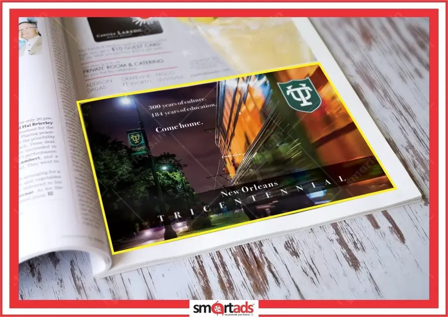 Half Page media advertisement