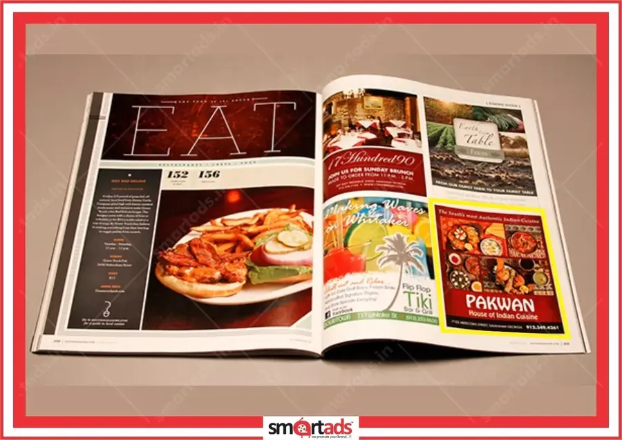 Quarter Page media advertisement