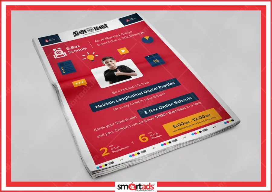 Back Page media advertisement