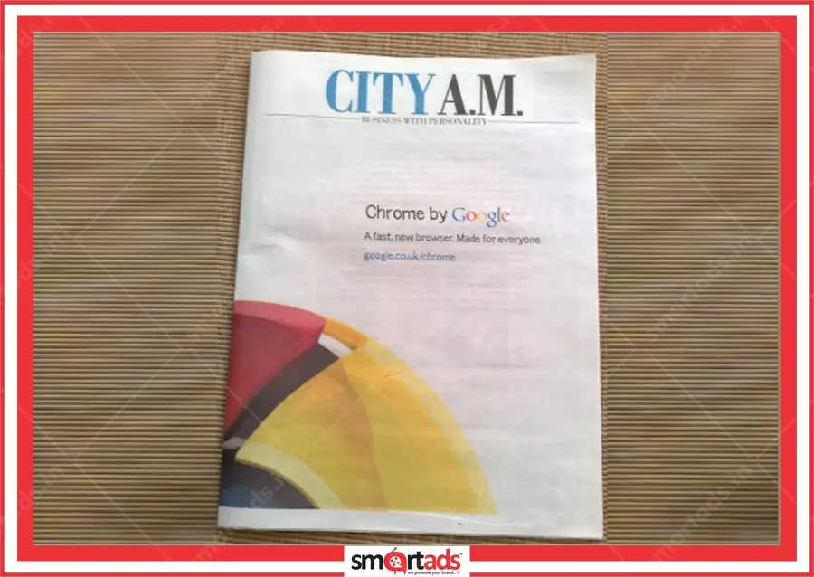 Front Page media advertisement