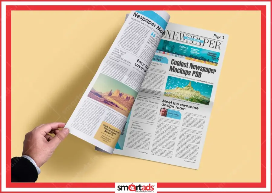 Page3 media advertisement