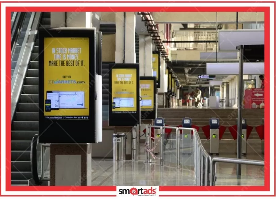 Entry Exit Panel media advertisement