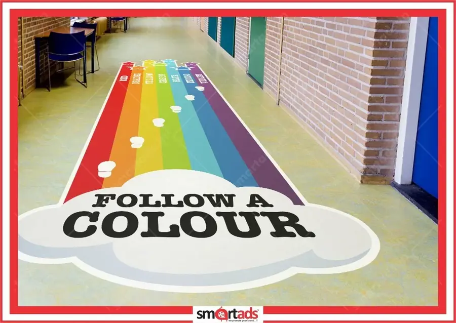 Floor Sticker media advertisement