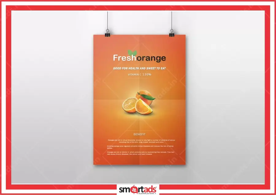 Poster media advertisement