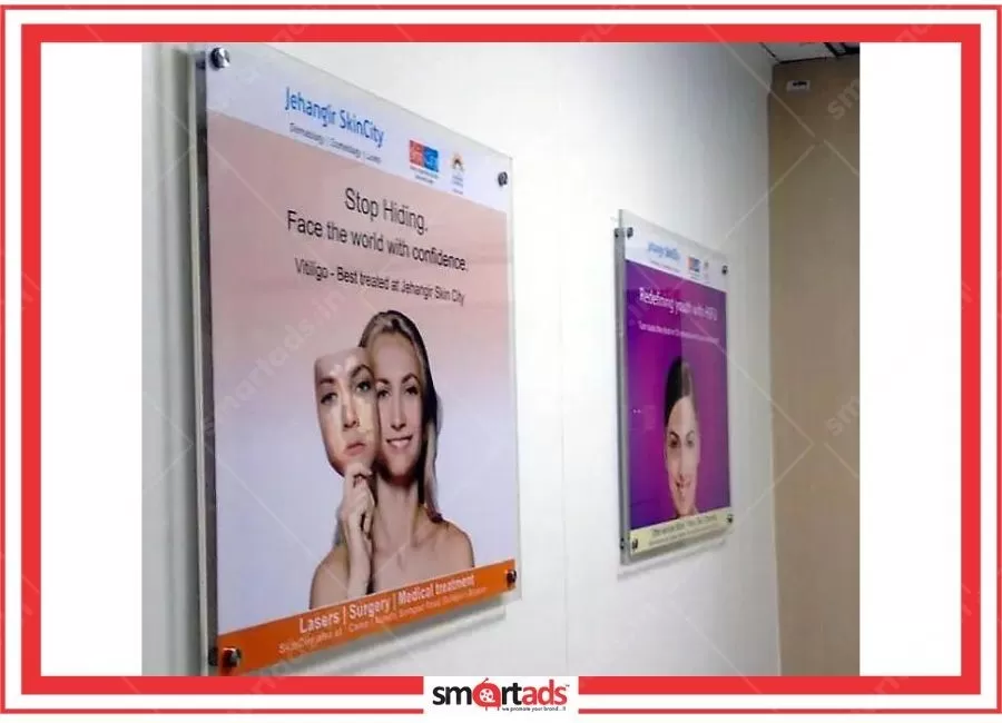 Translite Print With Acrylic Sandwich Board media advertisement