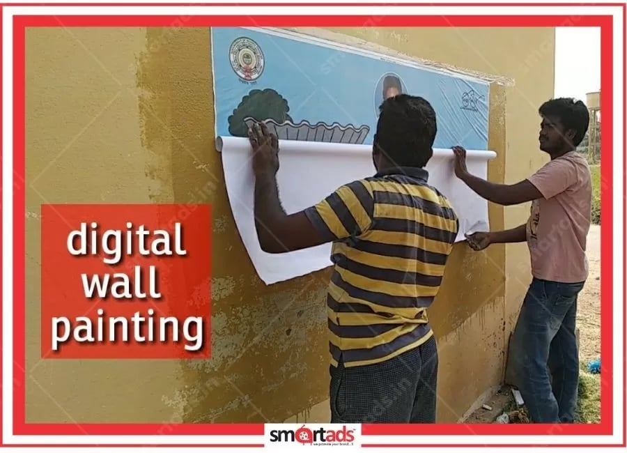 Digital Wall Painting media advertisement