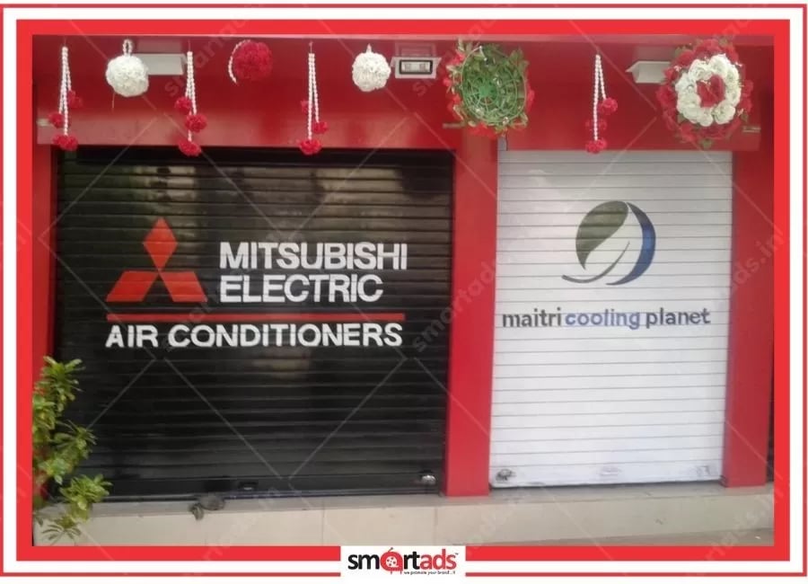 Shutter Painting media advertisement