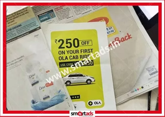 Insertion A4 media advertisement