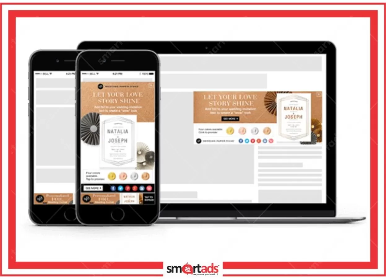 Expandable Banner media advertisement