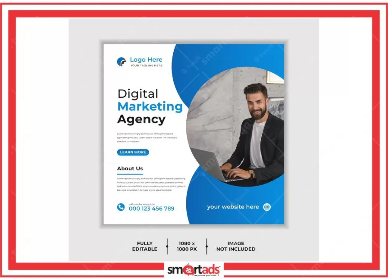 Square Banner media advertisement