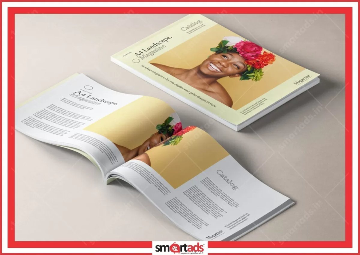 Center Double Spread media advertisement