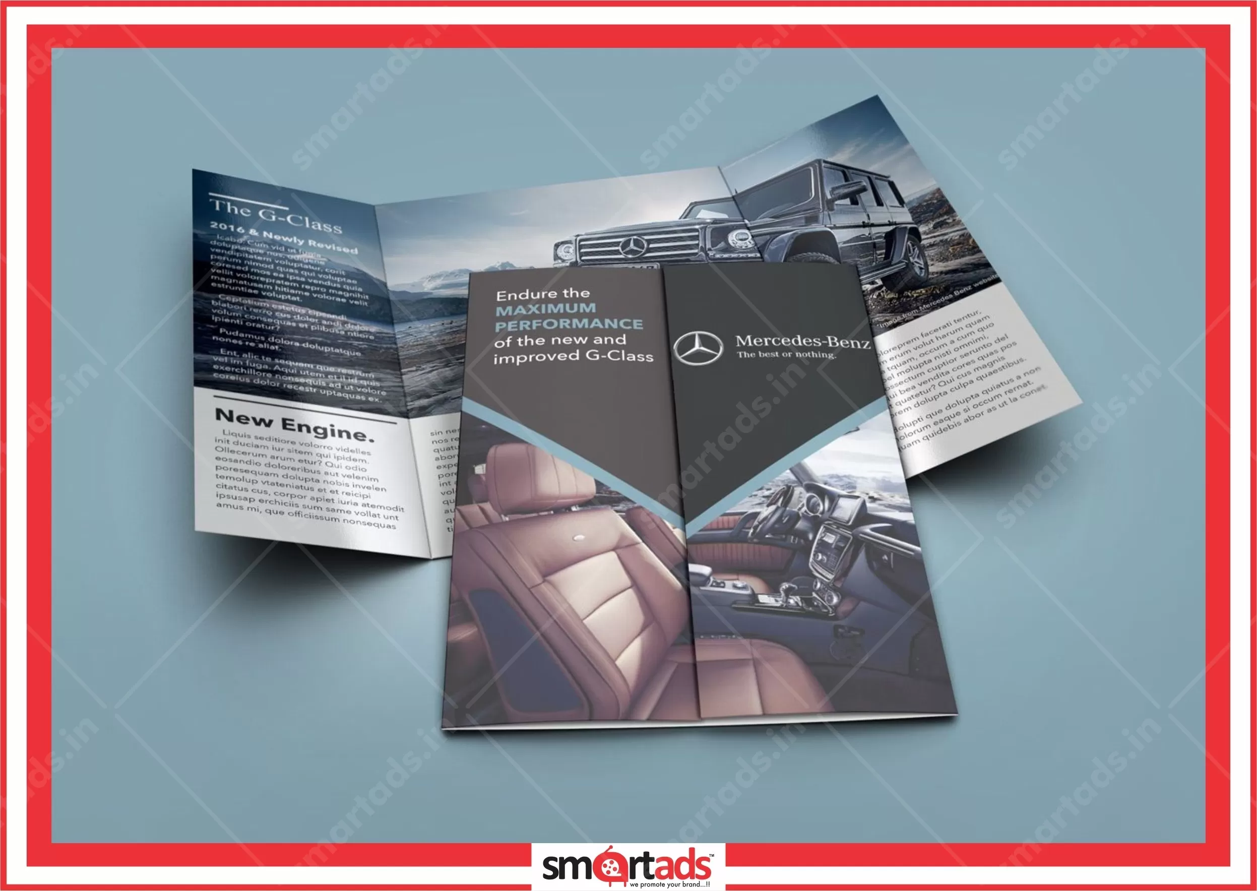 Gate Fold media advertisement