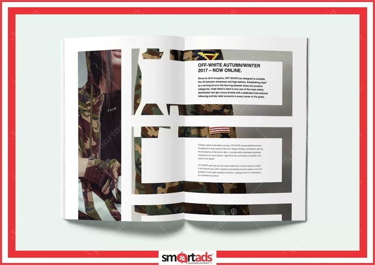 Horizontal Strip media advertisement