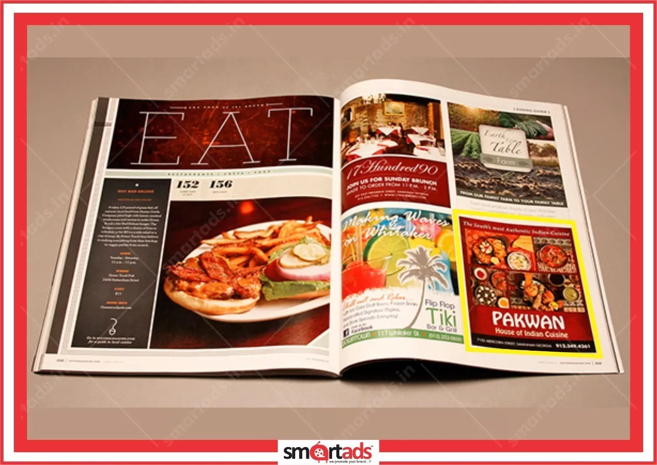 Quarter Page media advertisement