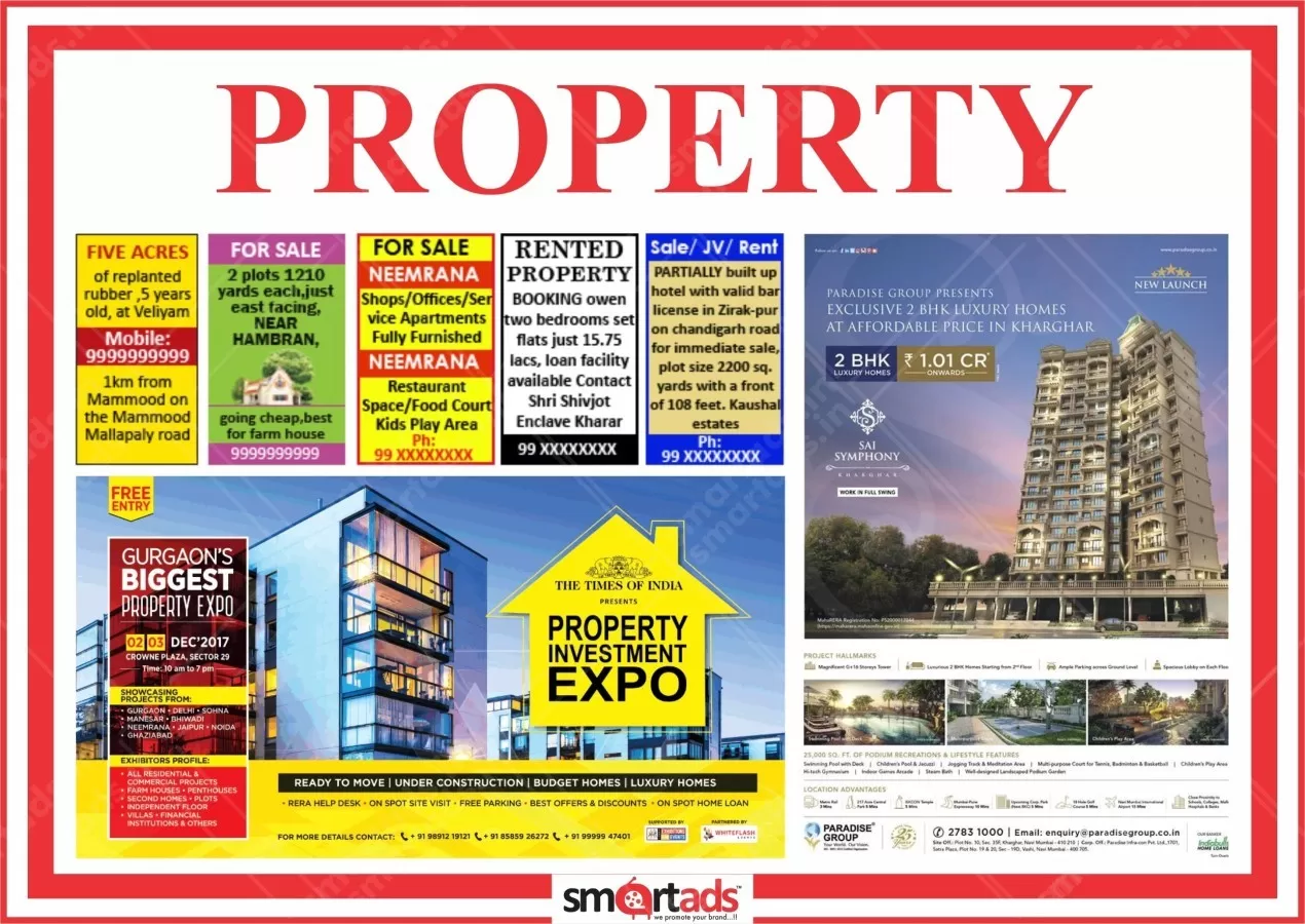 Property media advertisement