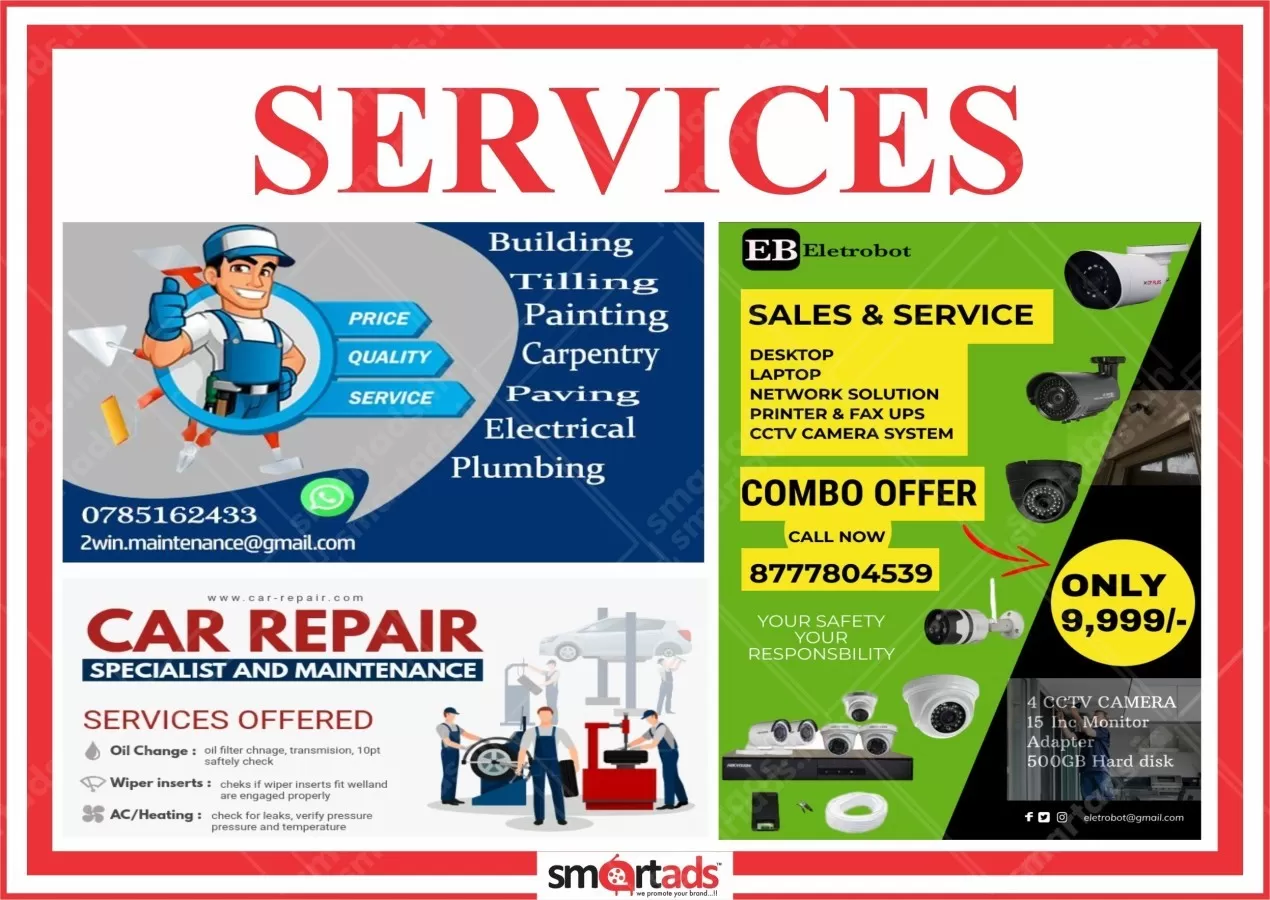 Services media advertisement