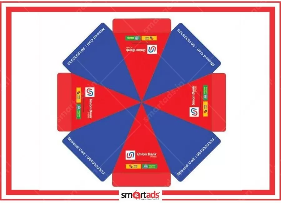 8 Feet Umbrella media advertisement