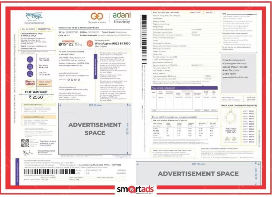 Adani Power Bill media advertisement
