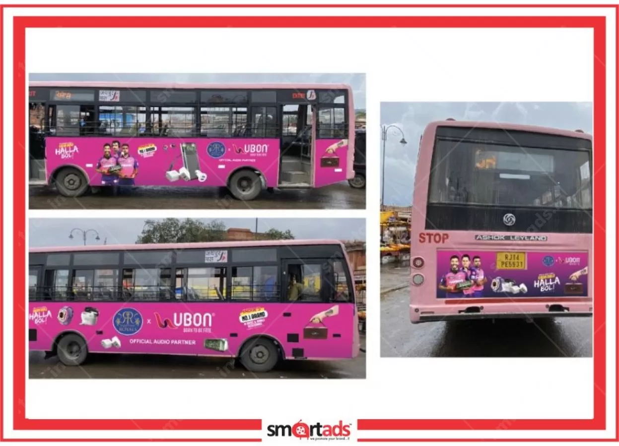 Bus Combo Panel media advertisement