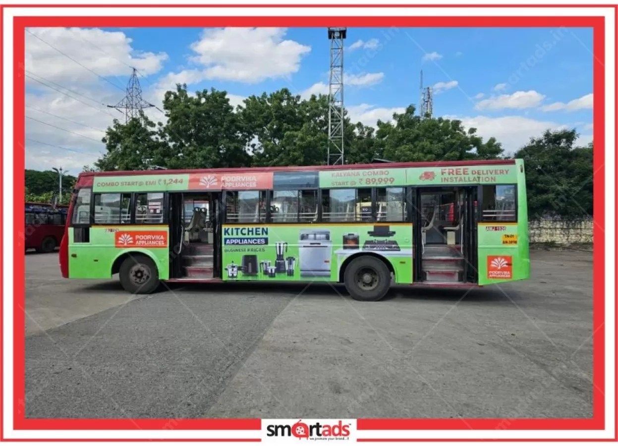 Full Bus Wrap media advertisement