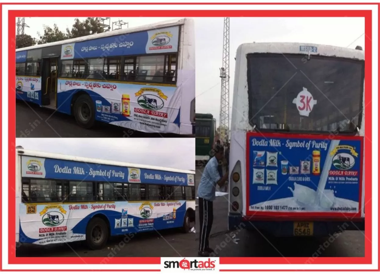 Full Bus Wrap media advertisement