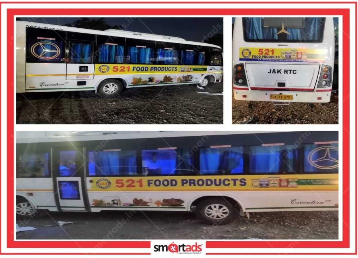 Bus SML media advertisement