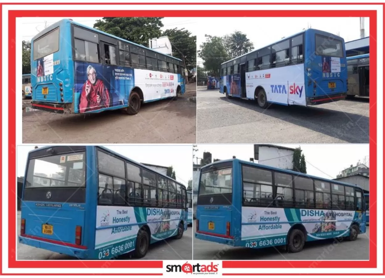 Bus Combo Panel media advertisement