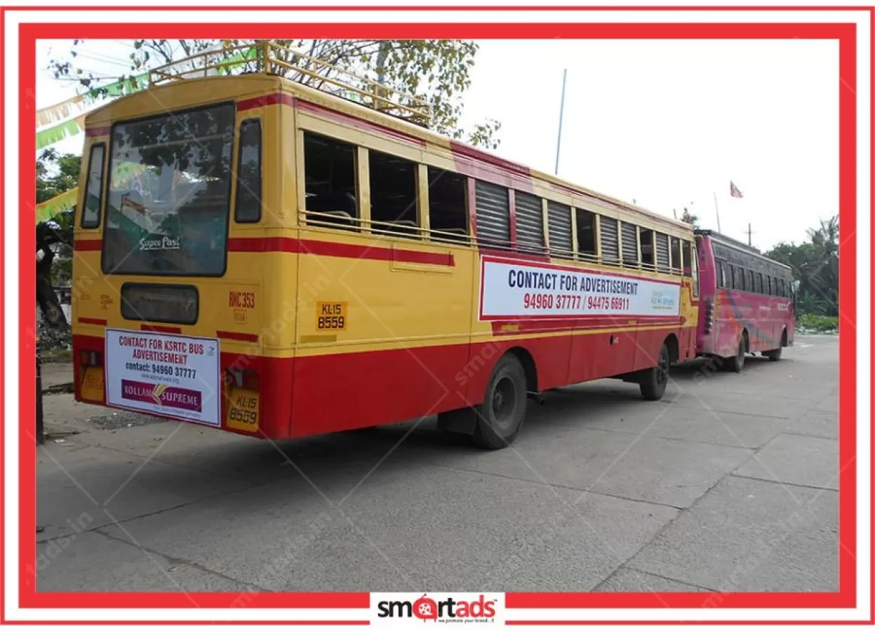 Bus Combo Panel media advertisement